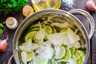 add sugar, salt, spices