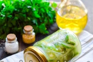 salad in a jar