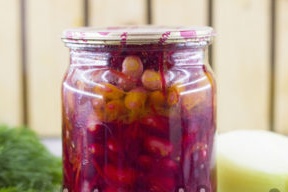 Beetroot Salad with Beans