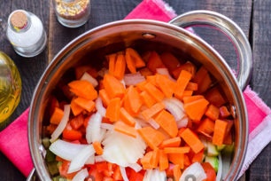 add onions and carrots