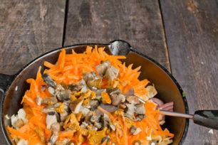 add mushrooms