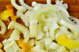 Paprike operite i julienne