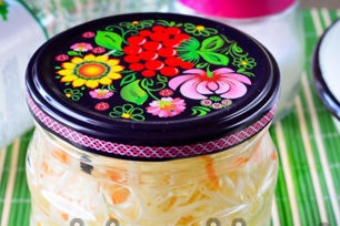 cabbage in a jar