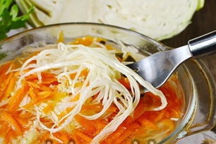daily cabbage with carrots