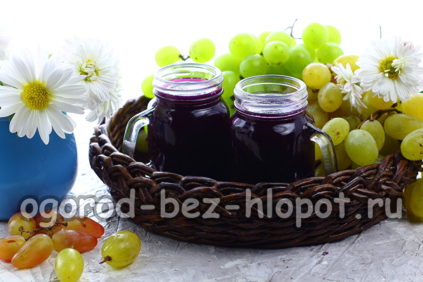the grape juice