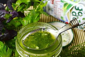 greens in oil