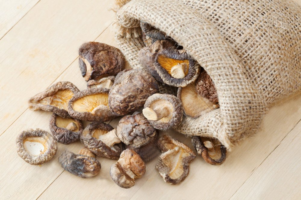 Dried shiitake
