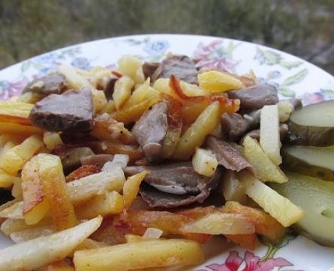 Prženi krumpir s redom