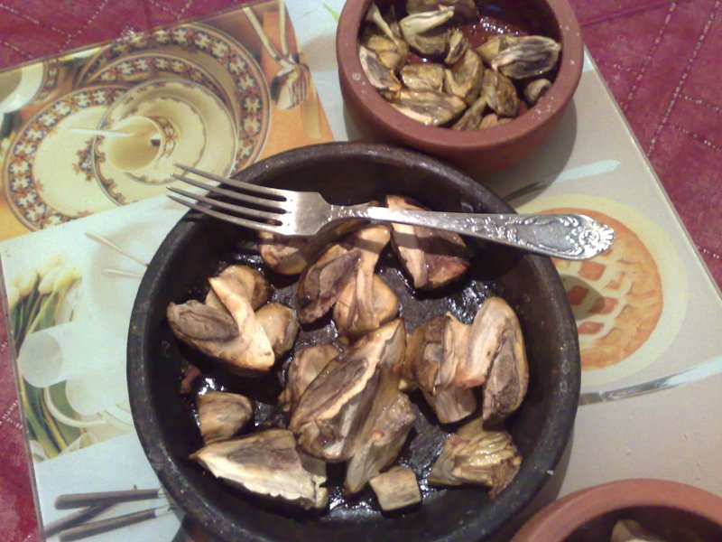 Dish of Amanita Caesar