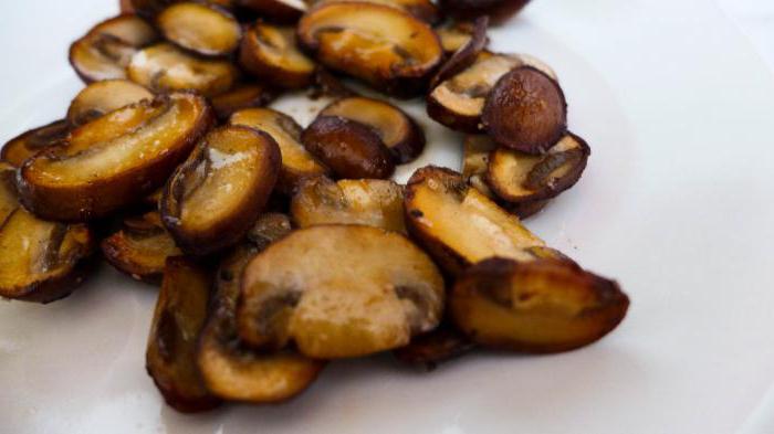 Fried mushrooms