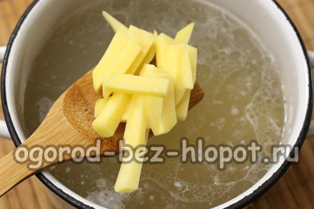 put potatoes