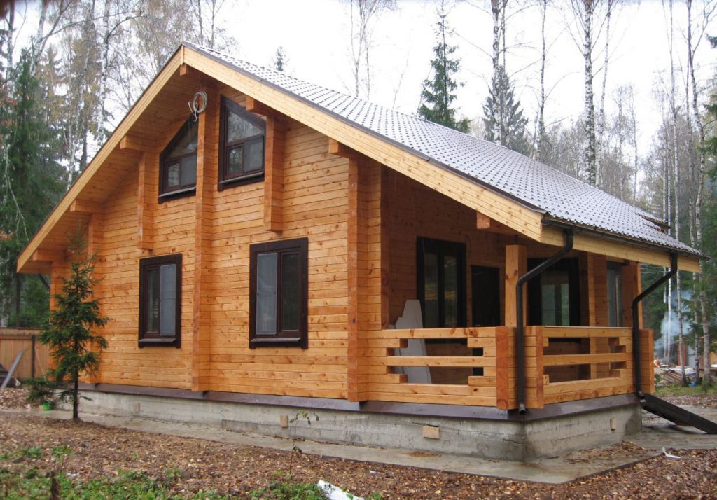 House of profiled timber