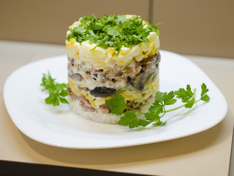 Ljubičasta salata od redova