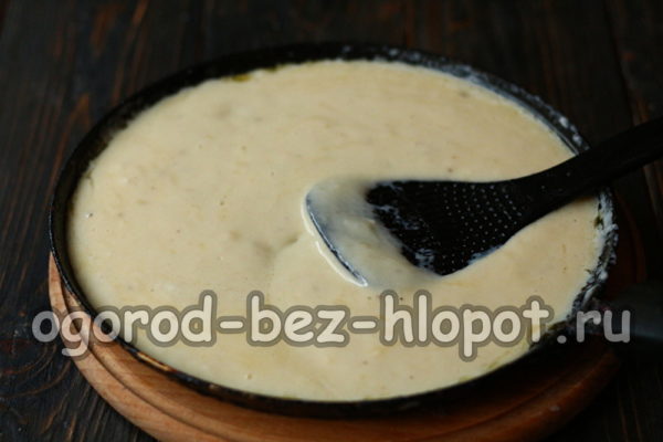 bechamel sauce is ready