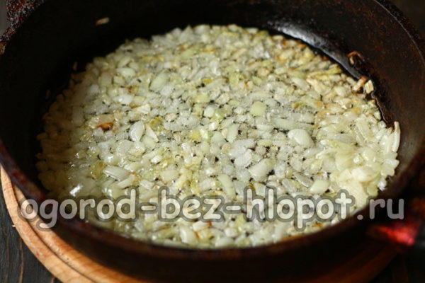 fry the onions