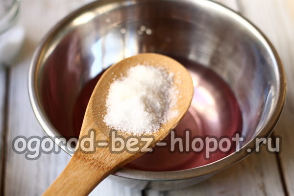add salt and sugar