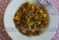 šparogi grah s mesom
