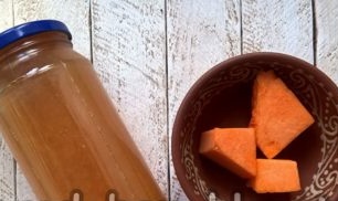pumpkin and apple juice