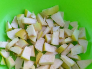 shift the part into the dishes