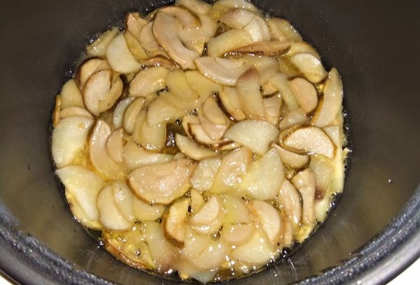 Mushroom frying
