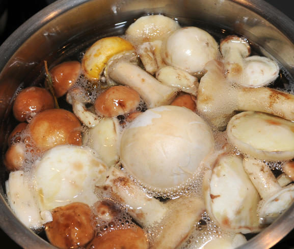 Mushroom cooking