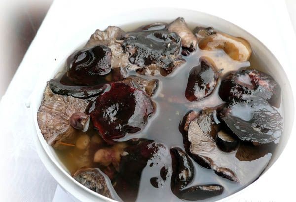 Soaking Mushrooms