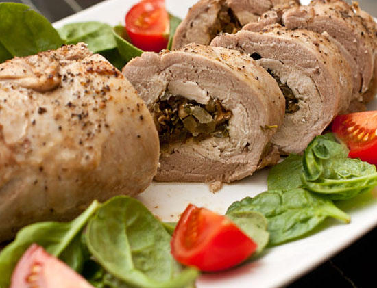 Black mushroom meatloaf