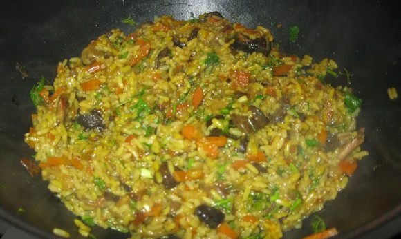 Pilaf with violinists