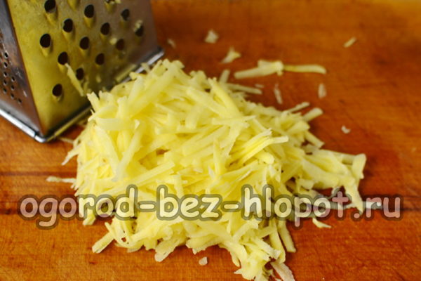 grate potatoes
