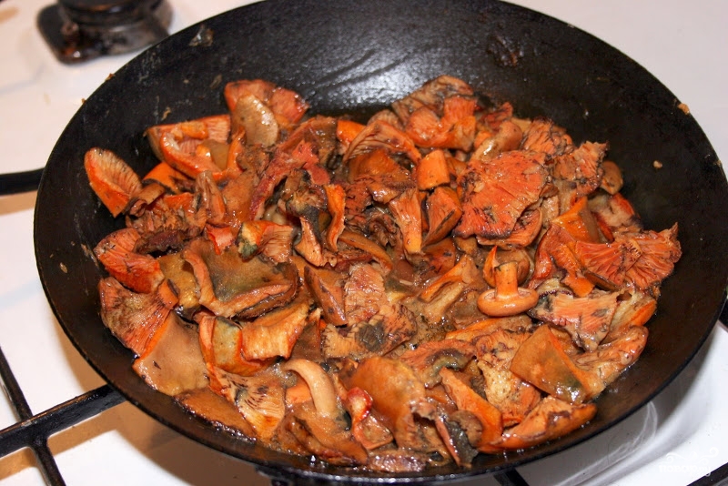 Fried mushrooms