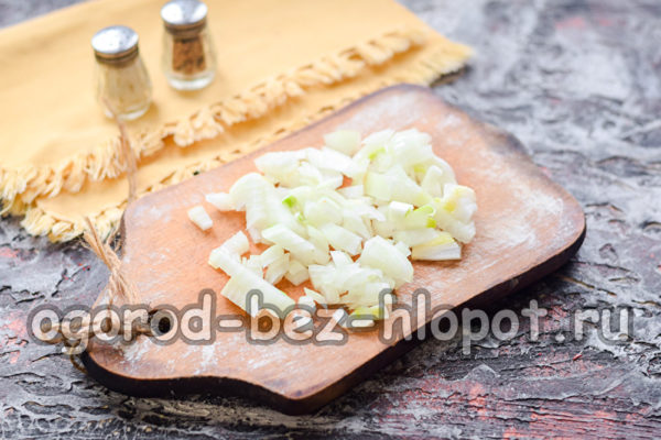 chop onion