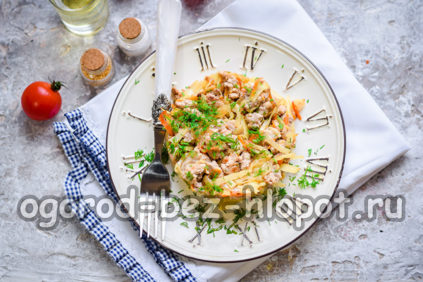 stewed cabbage with minced meat