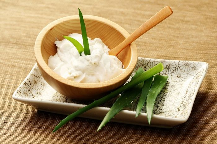 Aloe face mask