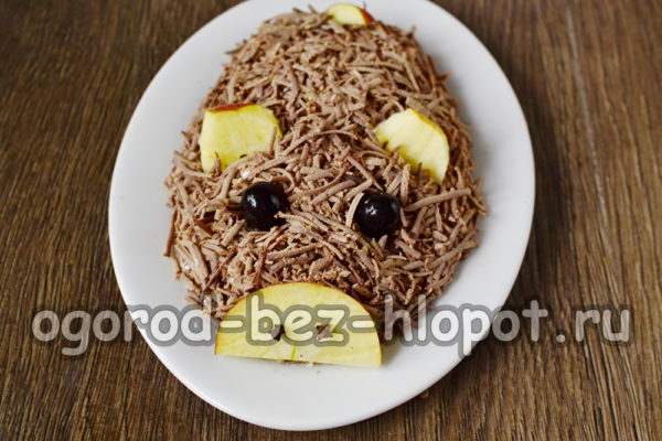 boar salad is ready