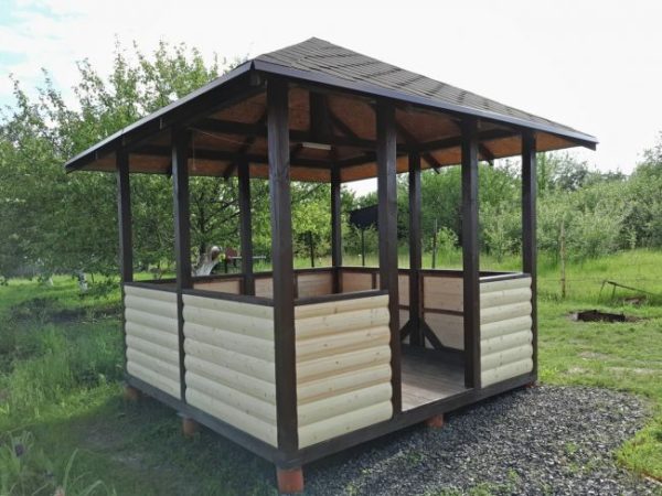 wooden arbor