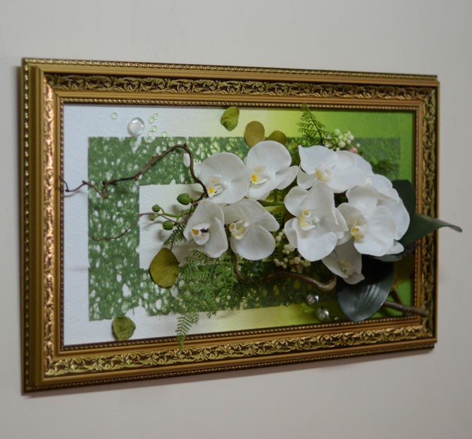 Panel of flowers