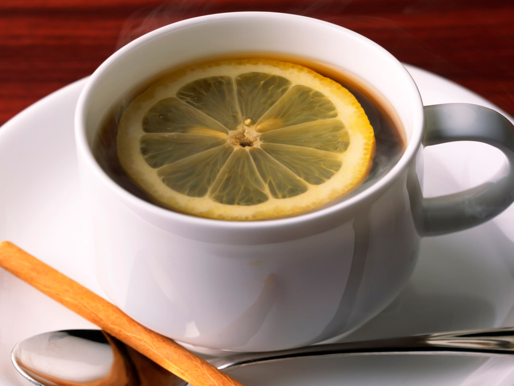 Coffee with lemon