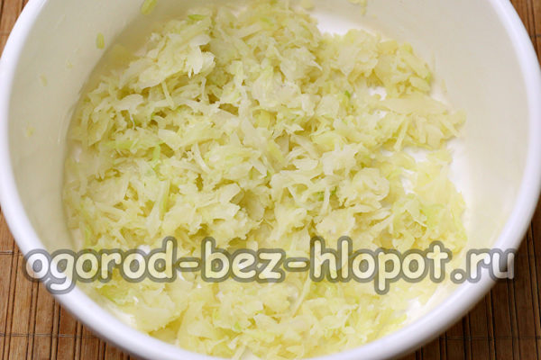 drain the cabbage