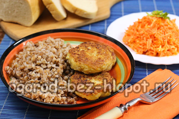 cabbage cutlets are ready