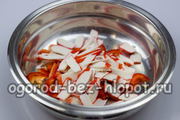 chop crab sticks