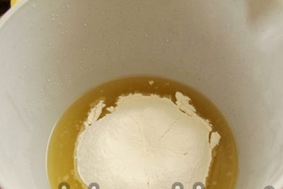 add flour and baking powder