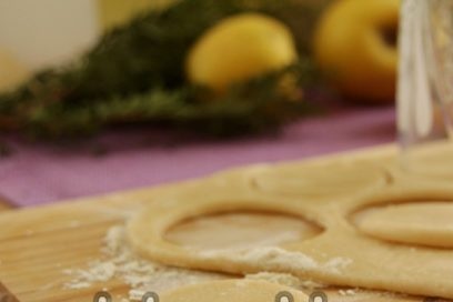 cookie cut shape