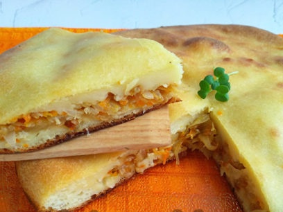 lijena pita od kefira od kupusa