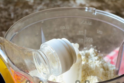 pour in oil