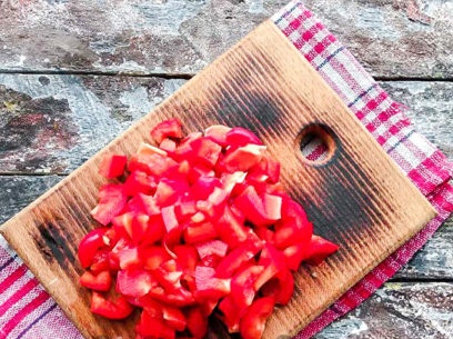 chopped pepper