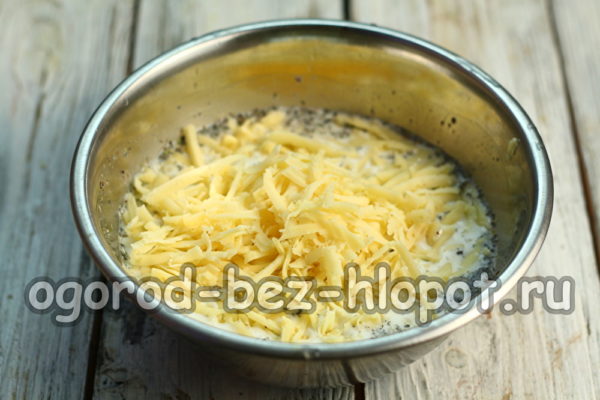 add cheese to the mixture