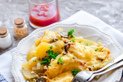 vegetable casserole is ready