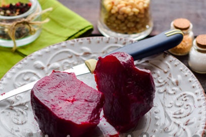boil beets and peel
