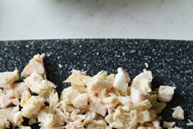 boil the fillet and chop