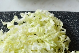 chopped cabbage